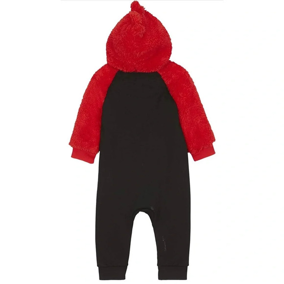 Nike Baby Boy's Sherpa Long Sleeve Hooded Onesie - Picture 2 of 4
